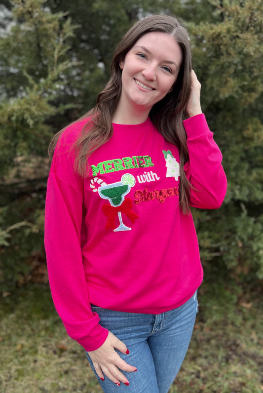 Merrier With Margaritas Sweater