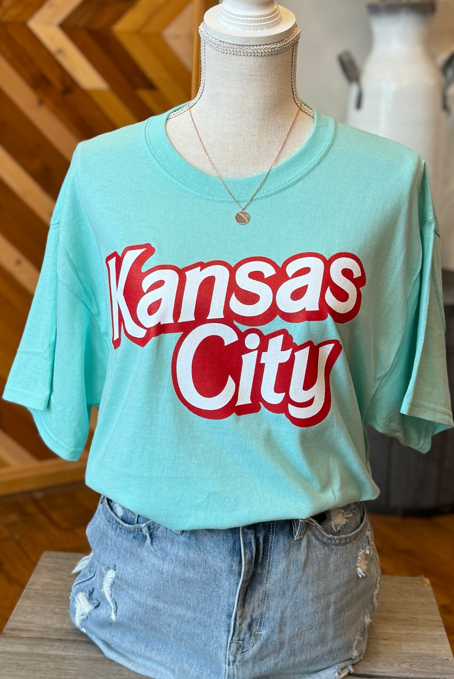 *Whoa Nellie* Turquoise KC Tee